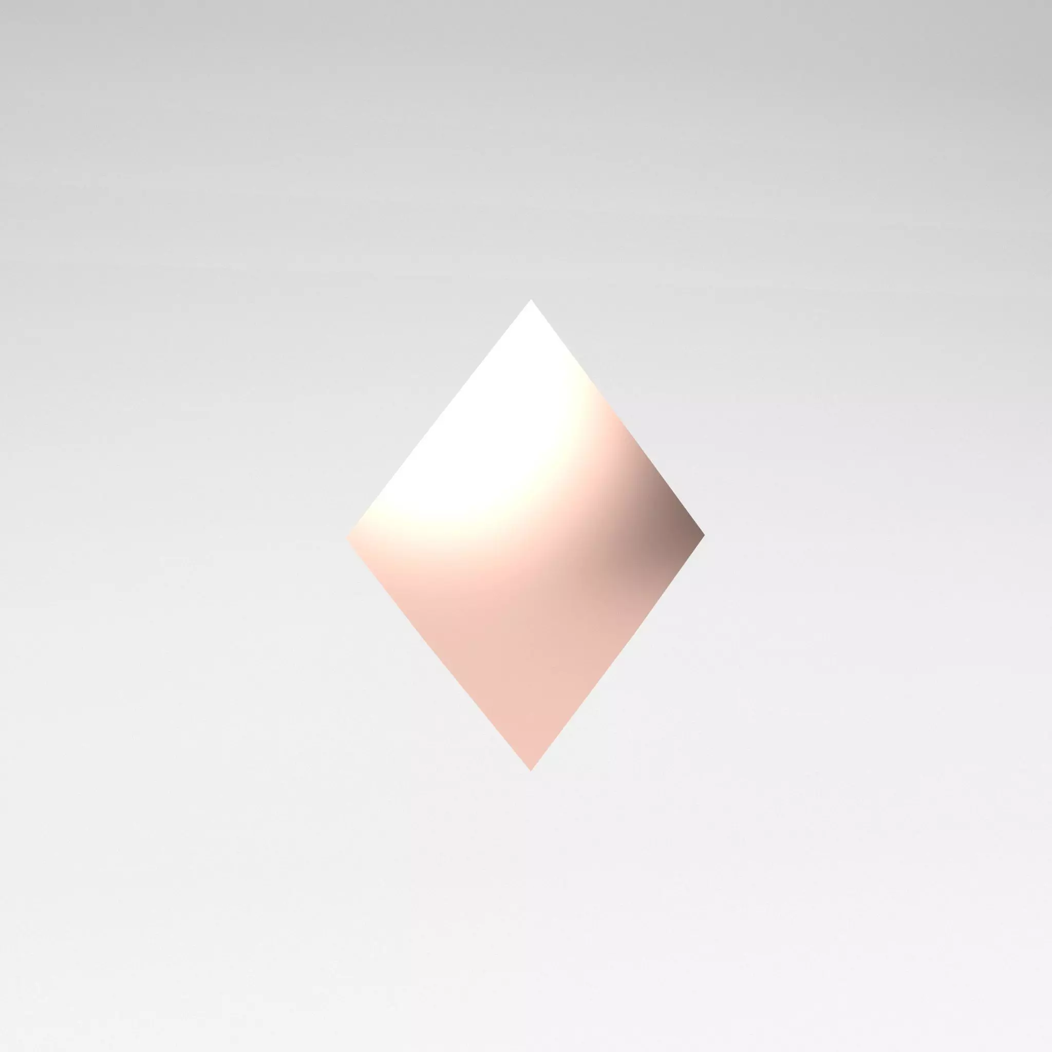 Poker Card Diamonds v1 004 Low-poly 3D model_0