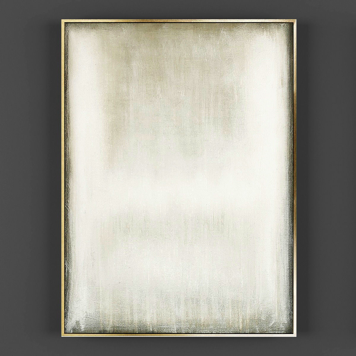 Art84 abstract painting hanging on wall Low-poly 3D model_1