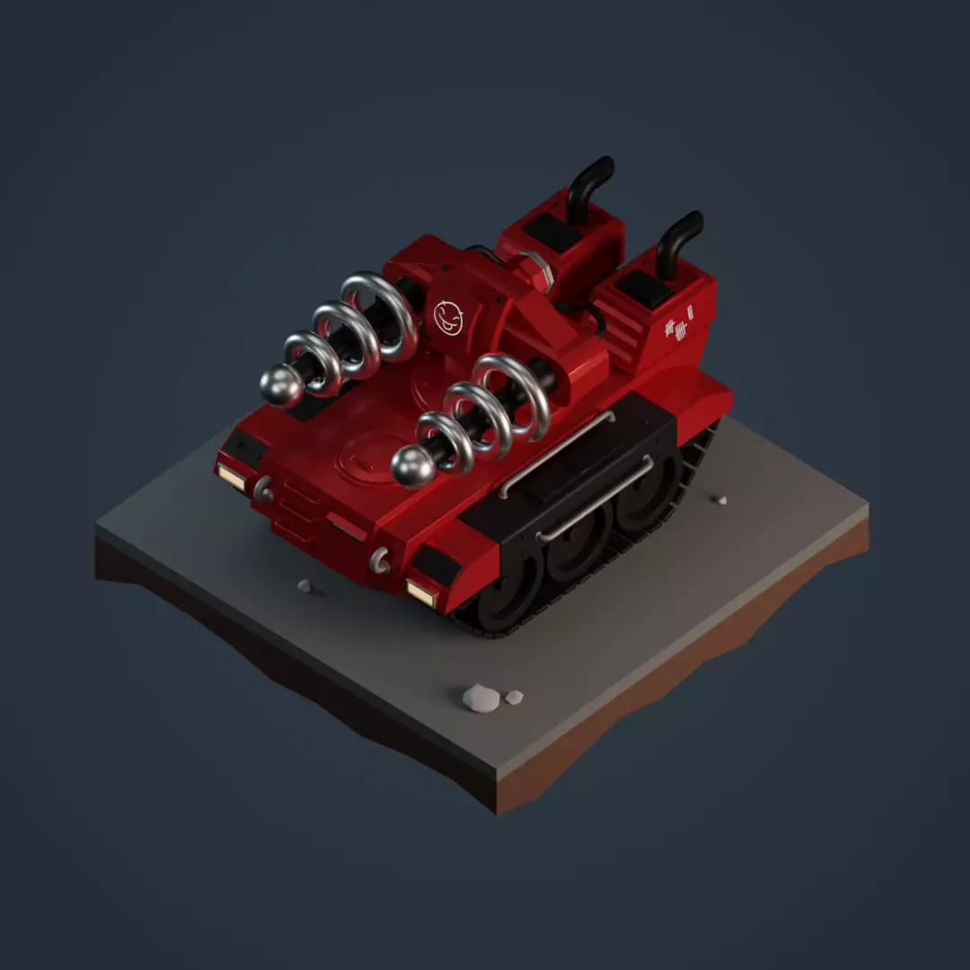 Tesla Tank Free 3D model