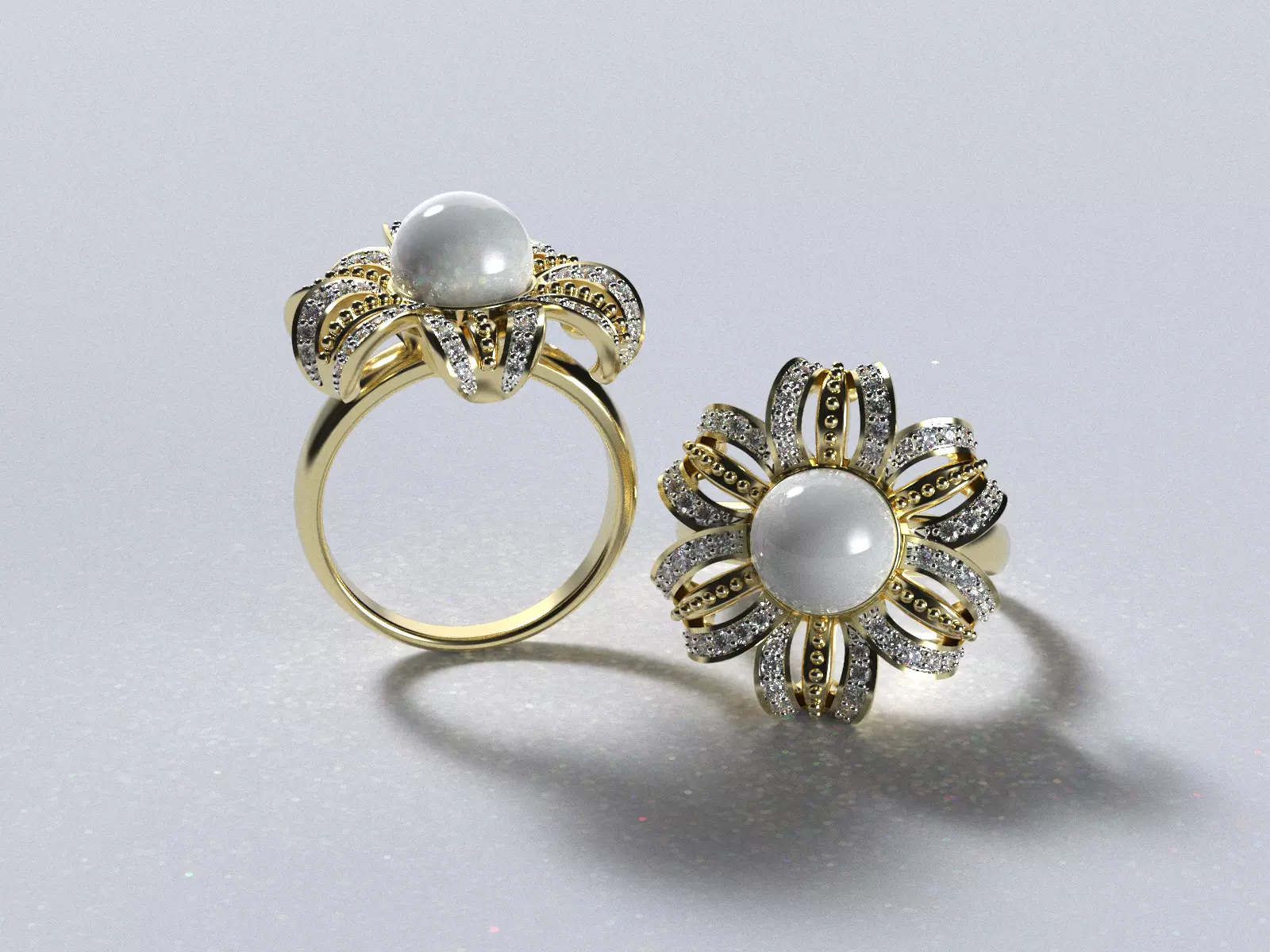 Cymberly Ring 3D print model_0