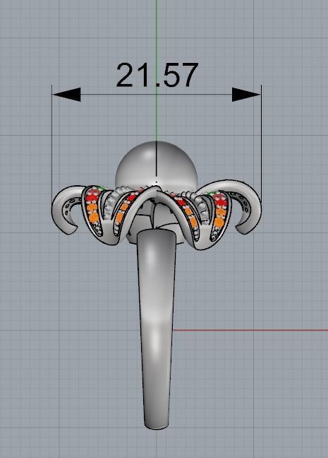 Cymberly Ring 3D print model_5