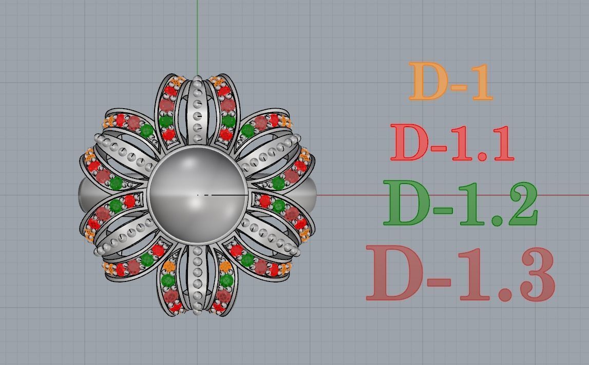 Cymberly Ring 3D print model_6