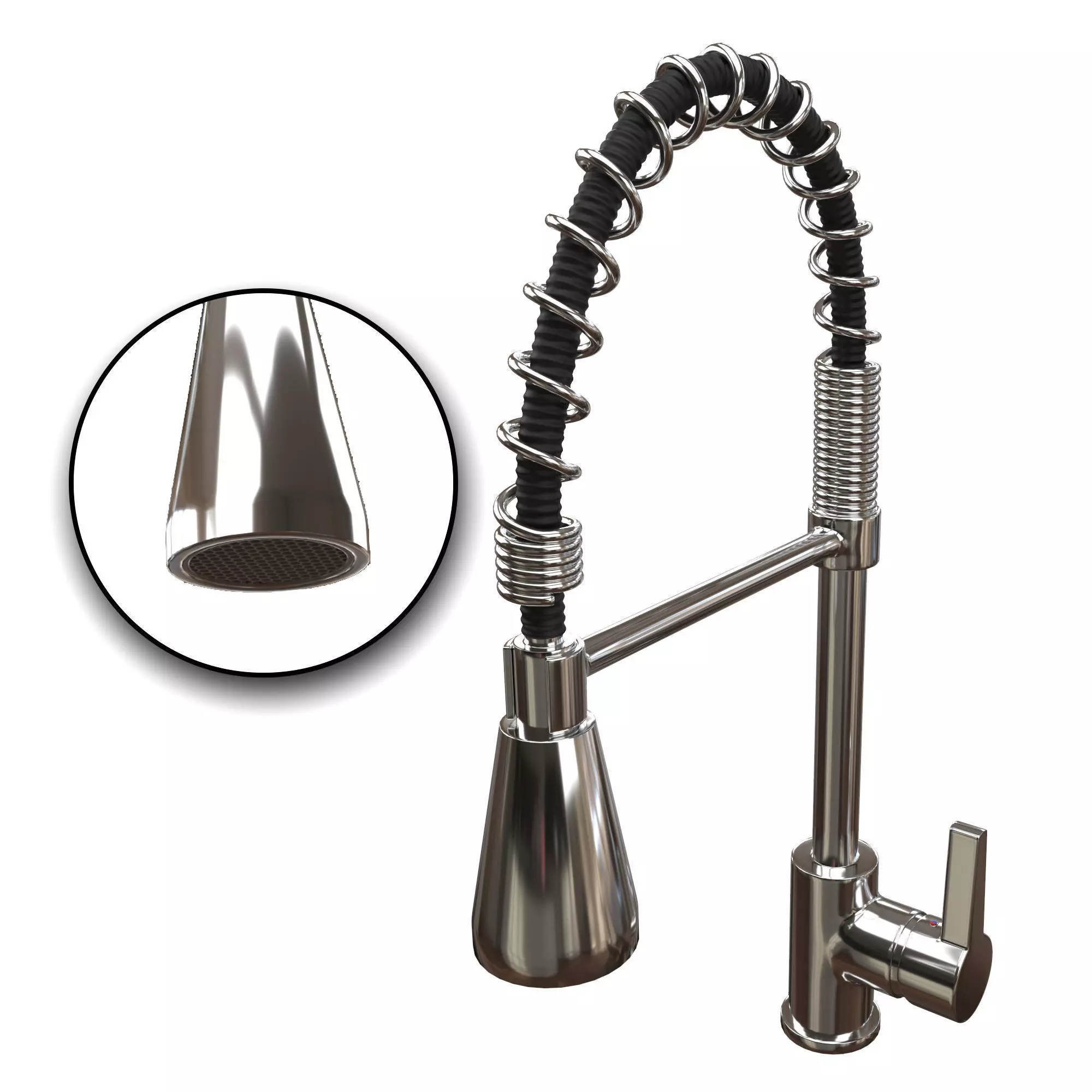 Kitchen faucet Free 3D model_0