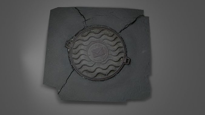 Photoscan Mannhole 3D model