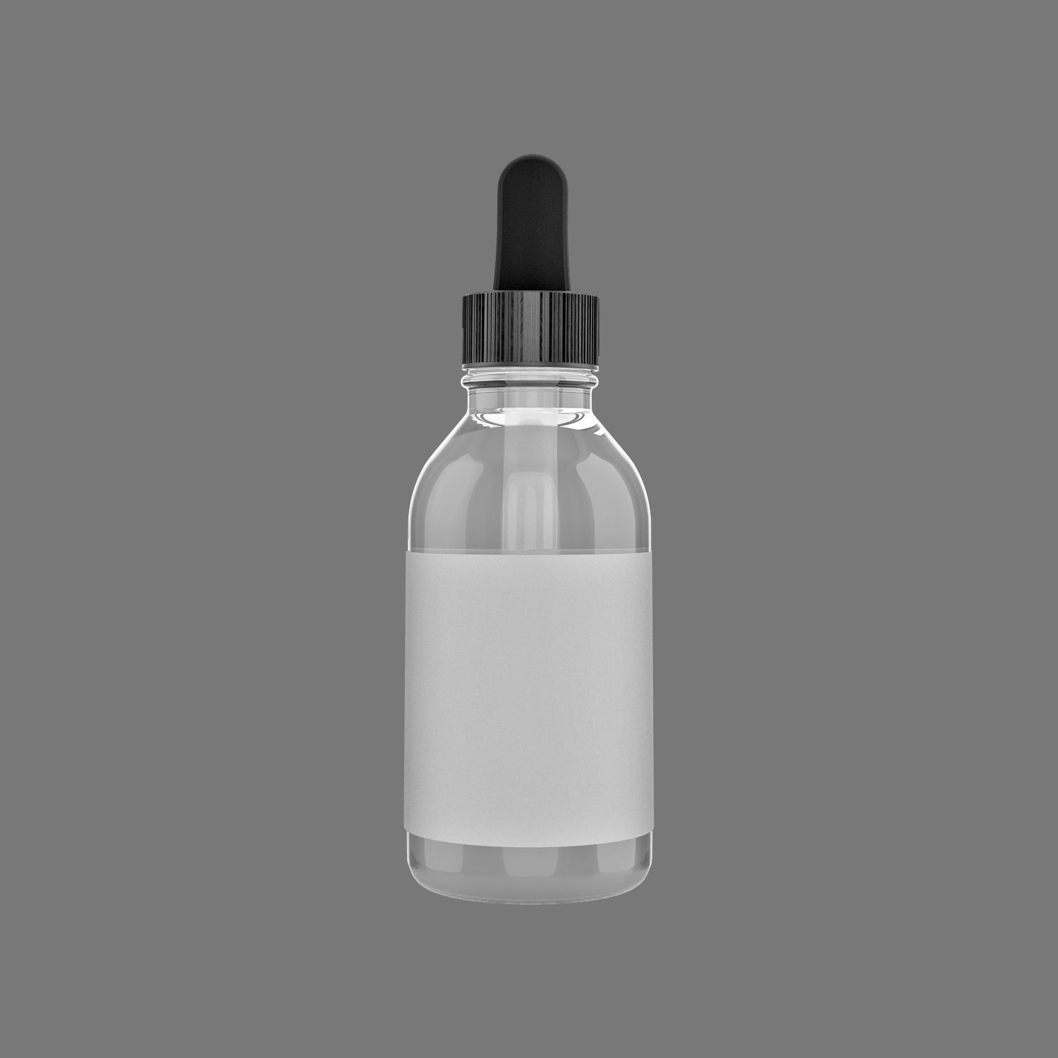 3d Dropper Bottle Low-poly 3D model_2