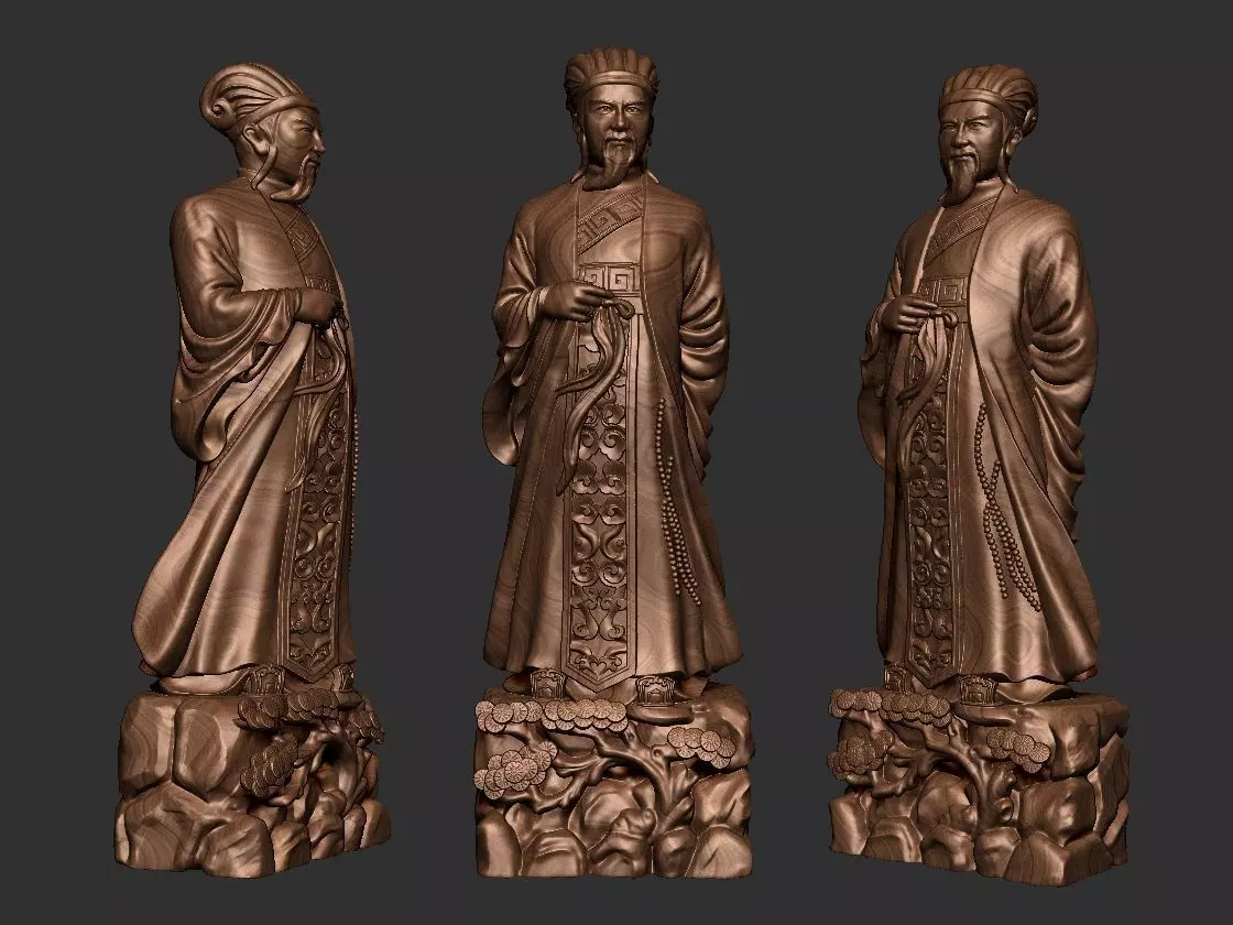  Zhuge Liang 3D model_0