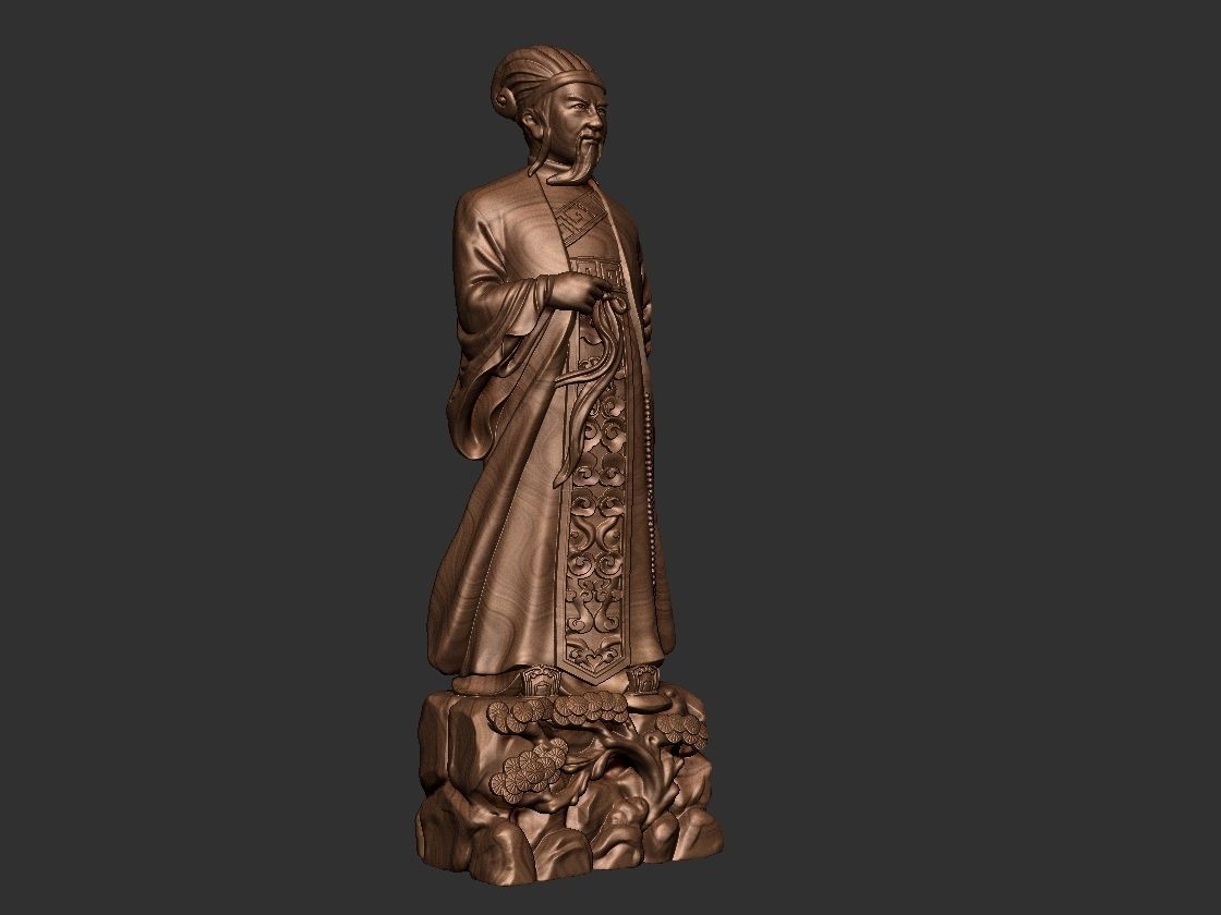  Zhuge Liang 3D model_1