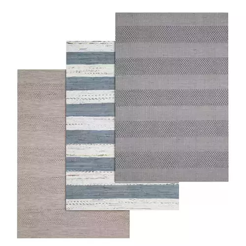 Rug Set 350 3D model