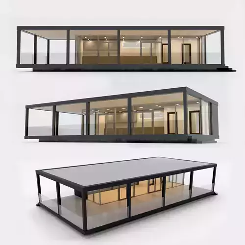 Villa house 12 Low-poly 3D model