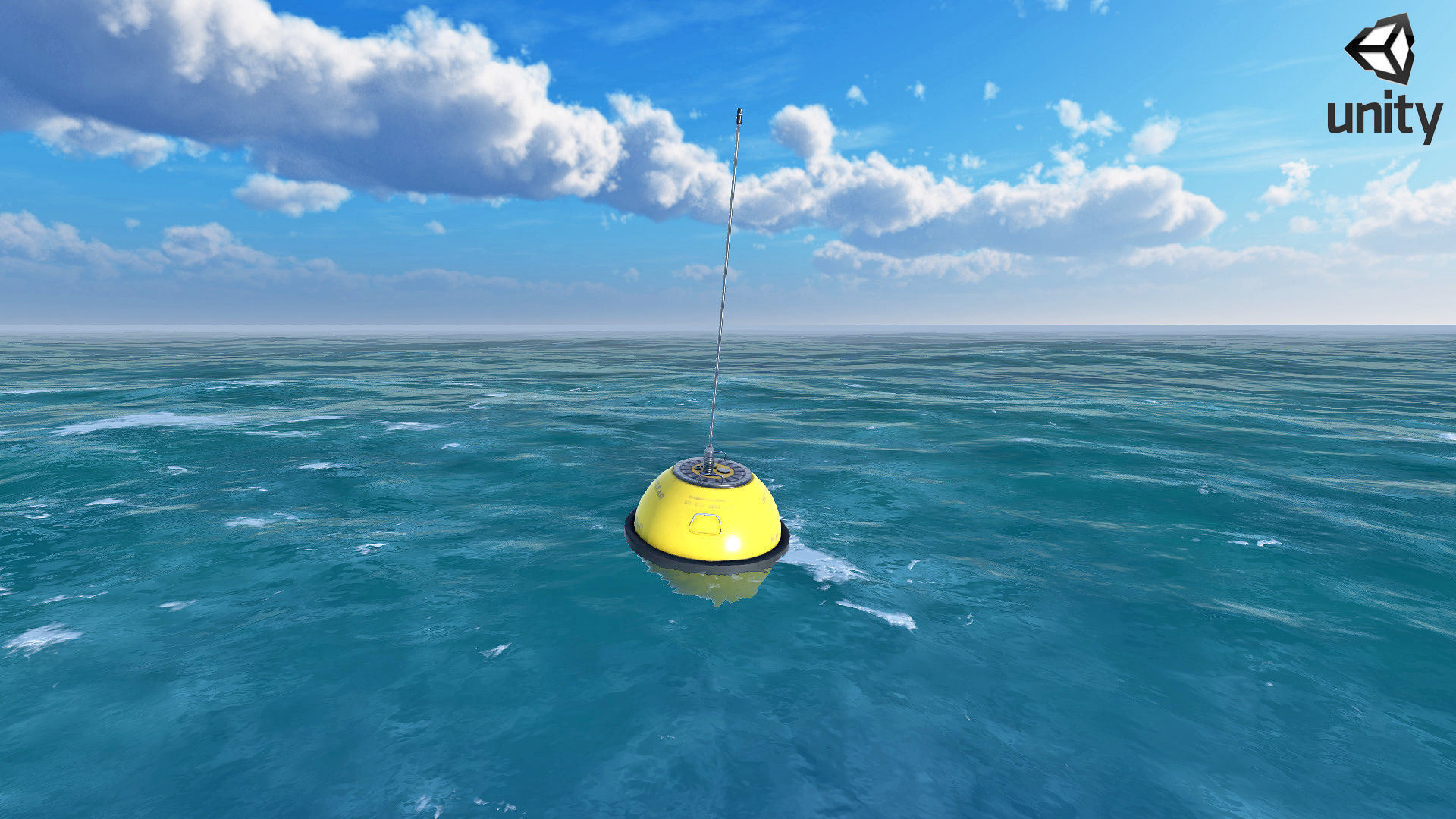 Wave Measurement Buoy - PBR Low-poly 3D model_3