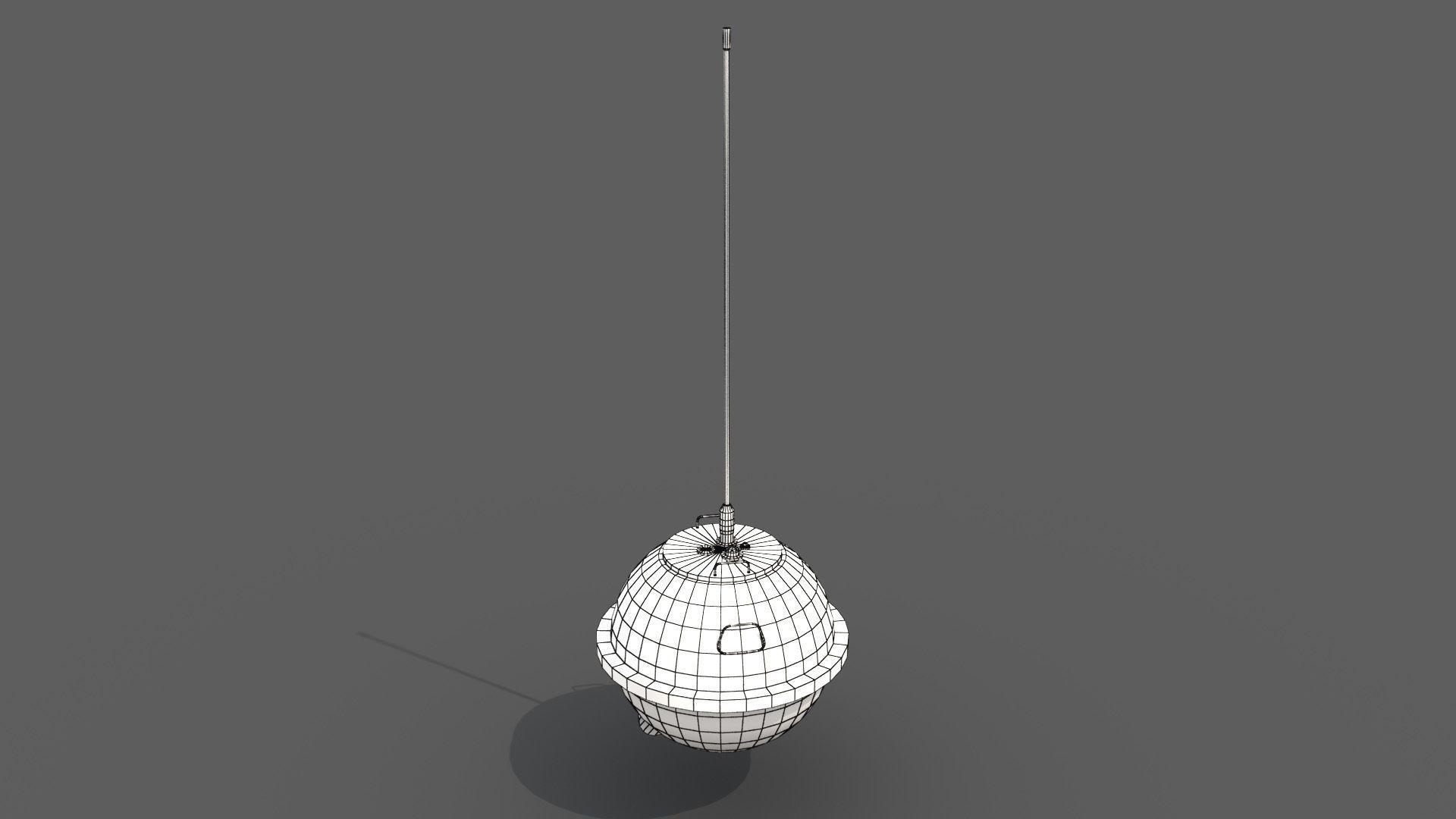 Wave Measurement Buoy - PBR Low-poly 3D model_4