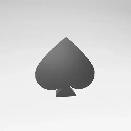 Poker Card Spade v1 001
