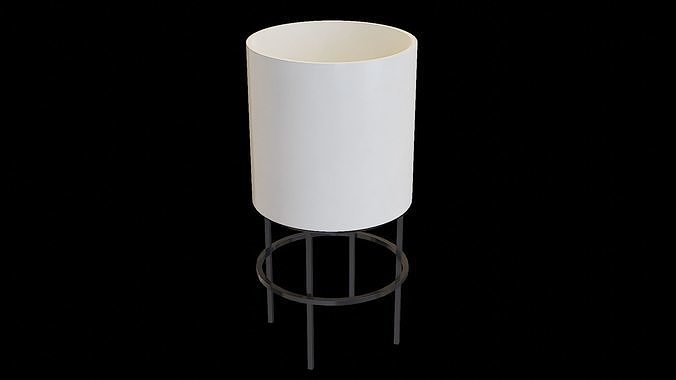 Plant Vase 01 Low-poly 3D model