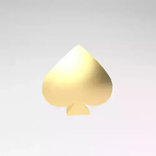 Poker Card Spade v1 002