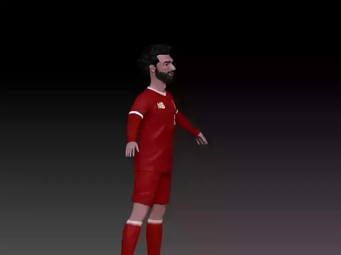 Game character  Low-poly 3D model