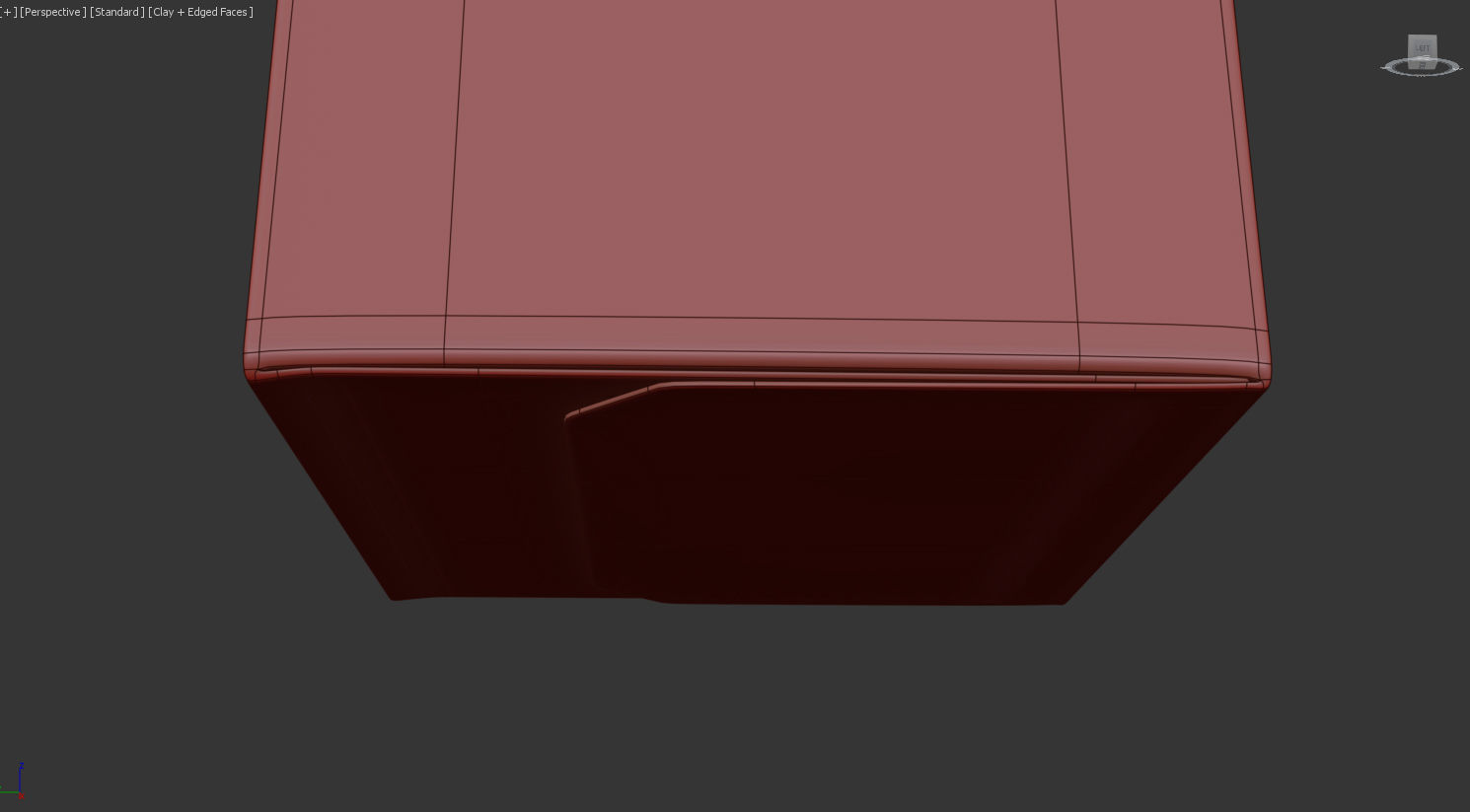 Milk Carton - 1 Liter Low-poly 3D model_18