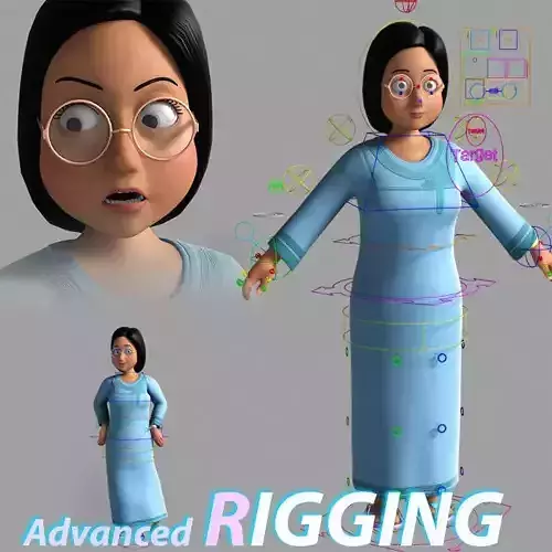 Middle east arabic  cartoon character