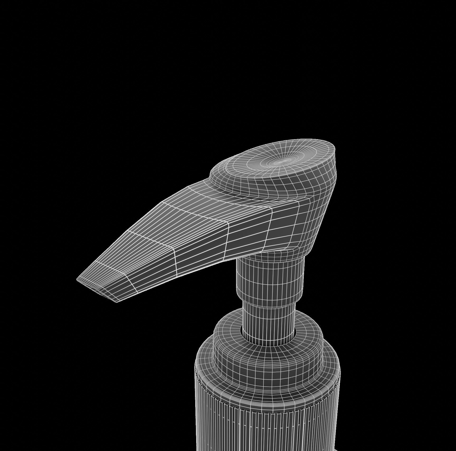 Dettol sanitizer Low-poly 3D model_3