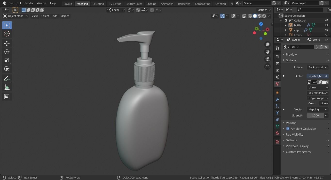 Dettol sanitizer Low-poly 3D model_5