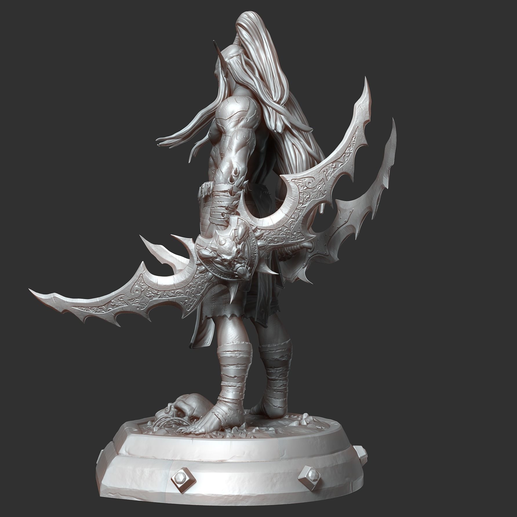 Illidan Stormrage Fan Art  3D print model_3