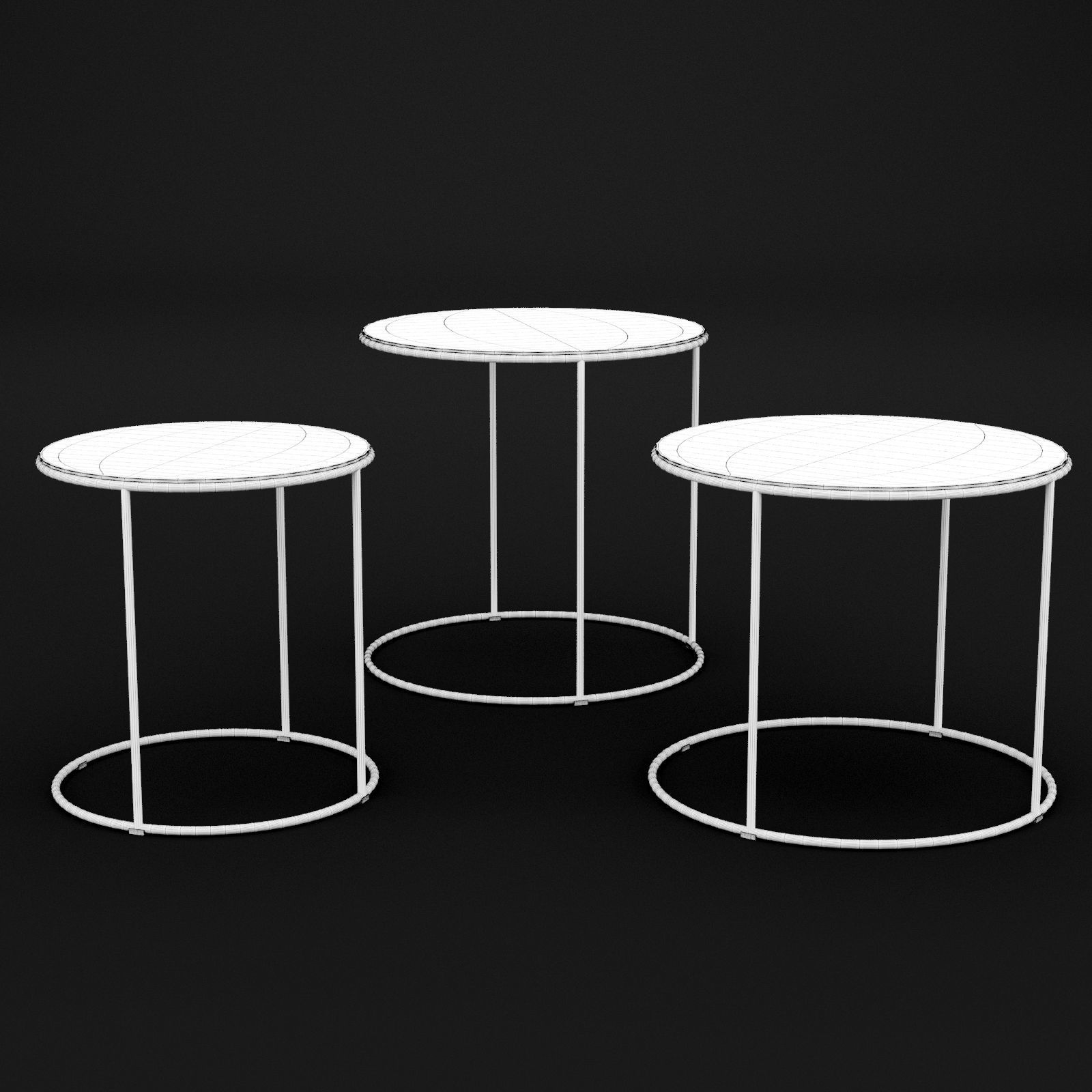 Petty cofe table BT design 3D model_3