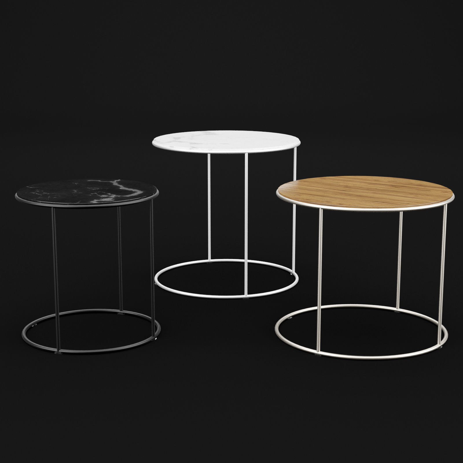 Petty cofe table BT design 3D model_2