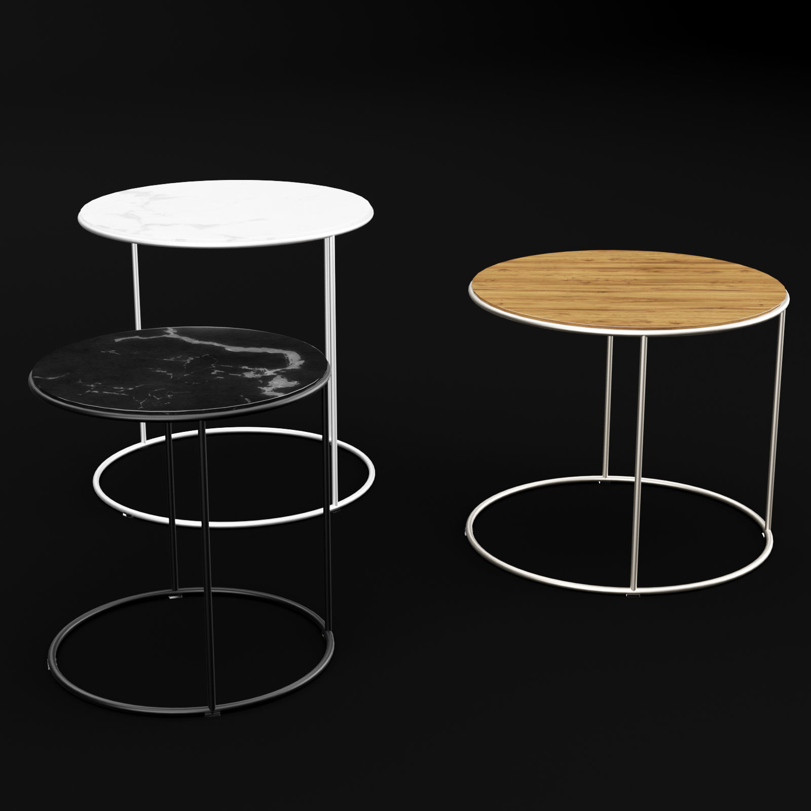 Petty cofe table BT design 3D model_4