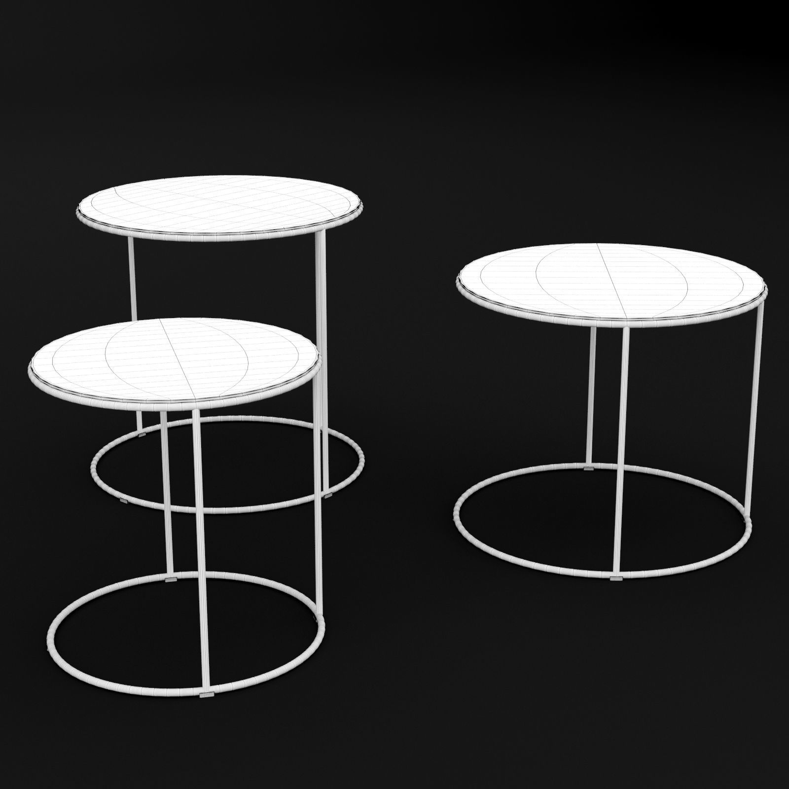 Petty cofe table BT design 3D model_5