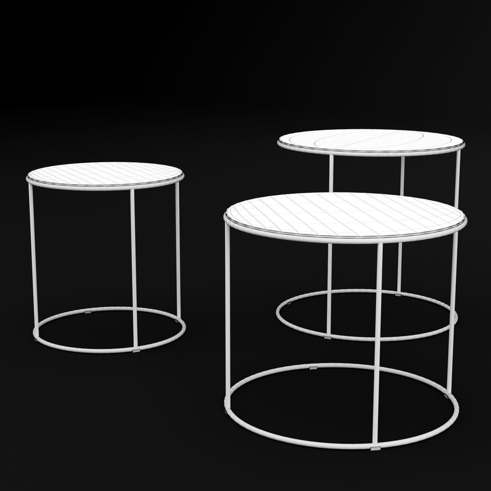 Petty cofe table BT design 3D model_7