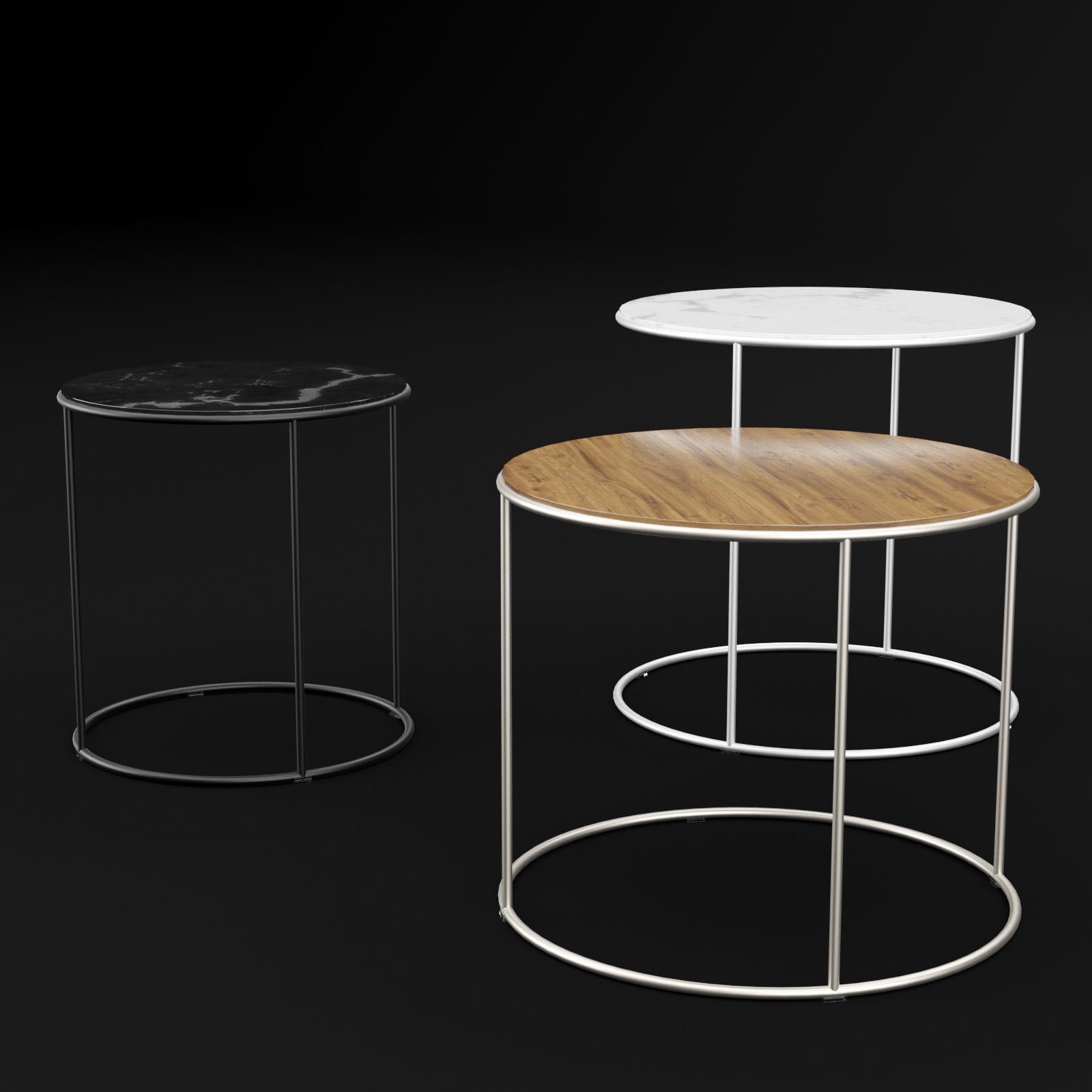 Petty cofe table BT design 3D model_6