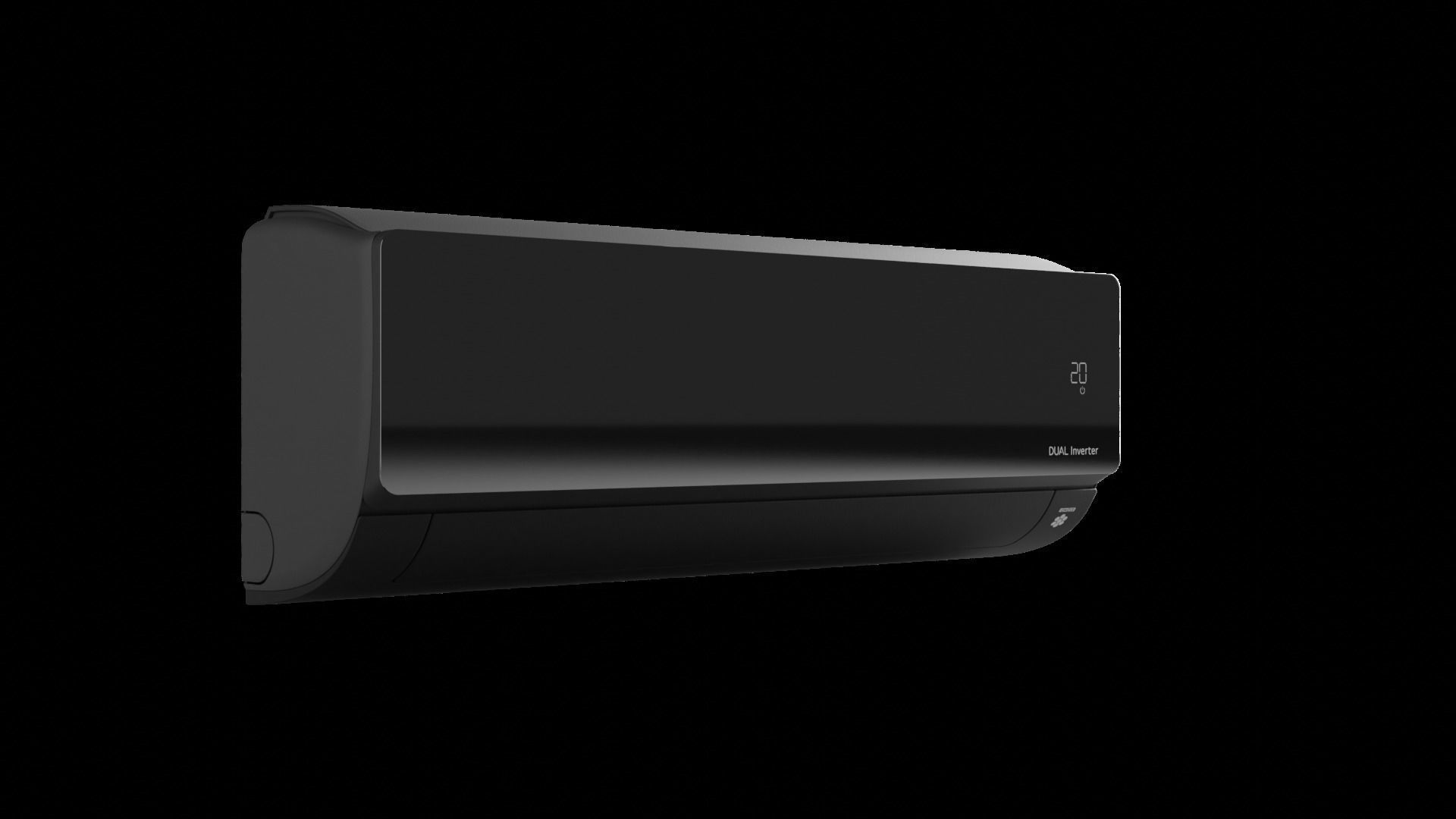 Air conditioner LG AC09BQ 3d model for blender 3D model_2