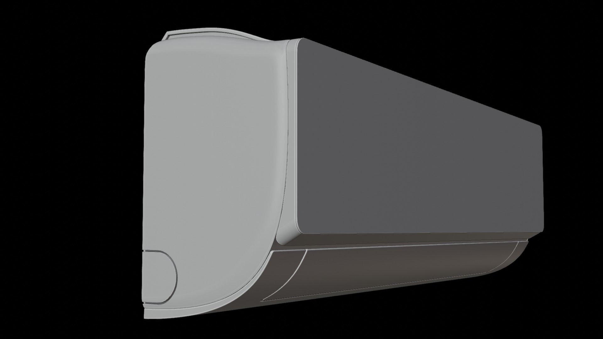 Air conditioner LG AC09BQ 3d model for blender 3D model_7