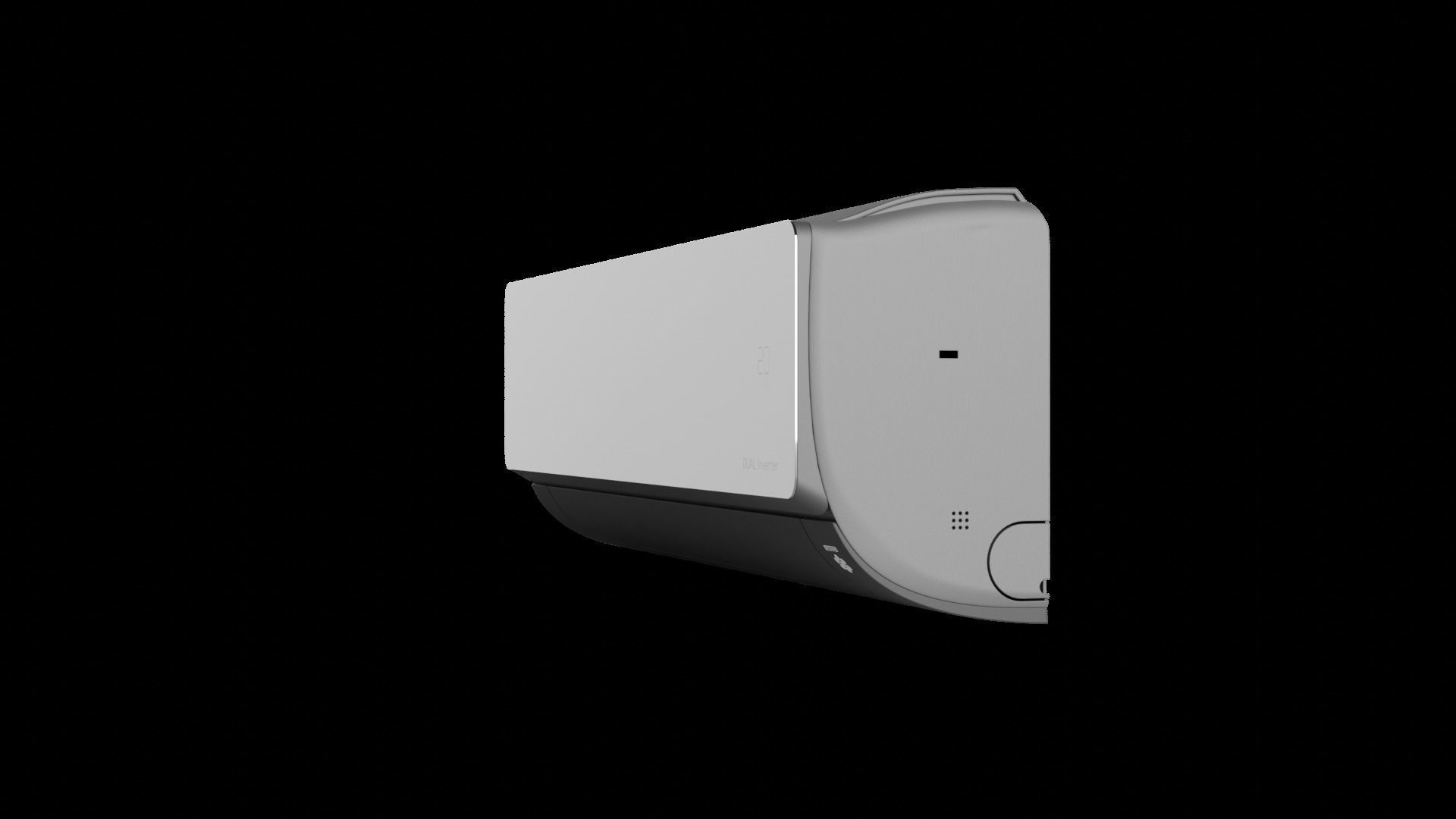 Air conditioner LG AC09BQ 3d model for blender 3D model_16