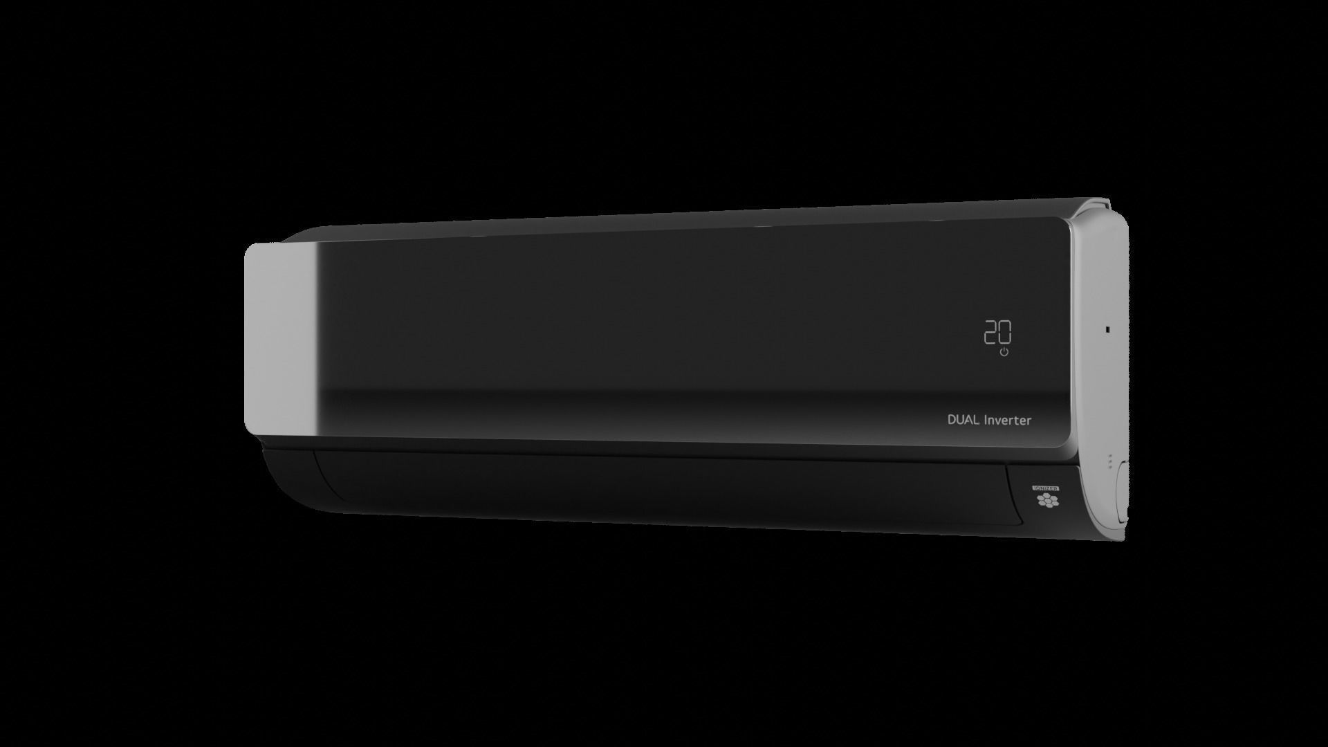 Air conditioner LG AC09BQ 3d model for blender 3D model_18