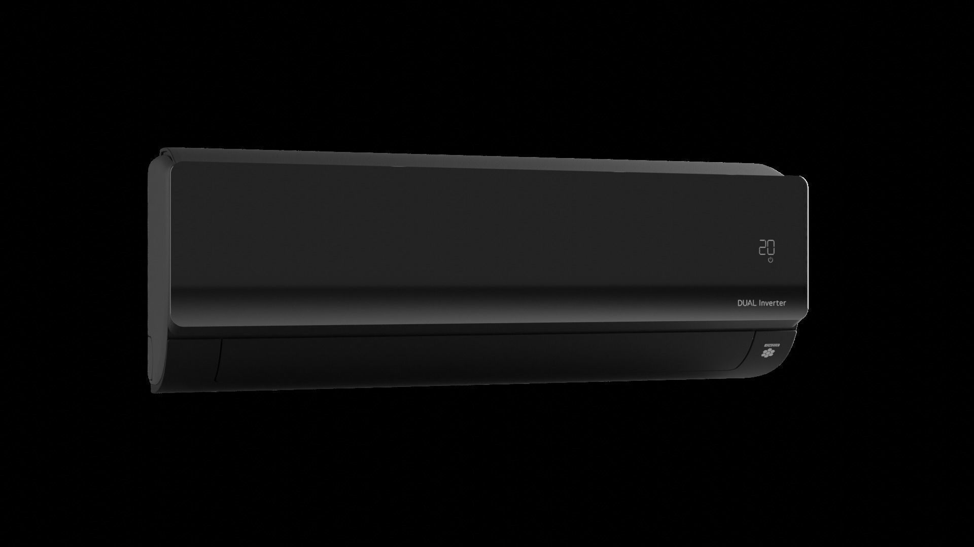 Air conditioner LG AC09BQ 3d model for blender 3D model_20