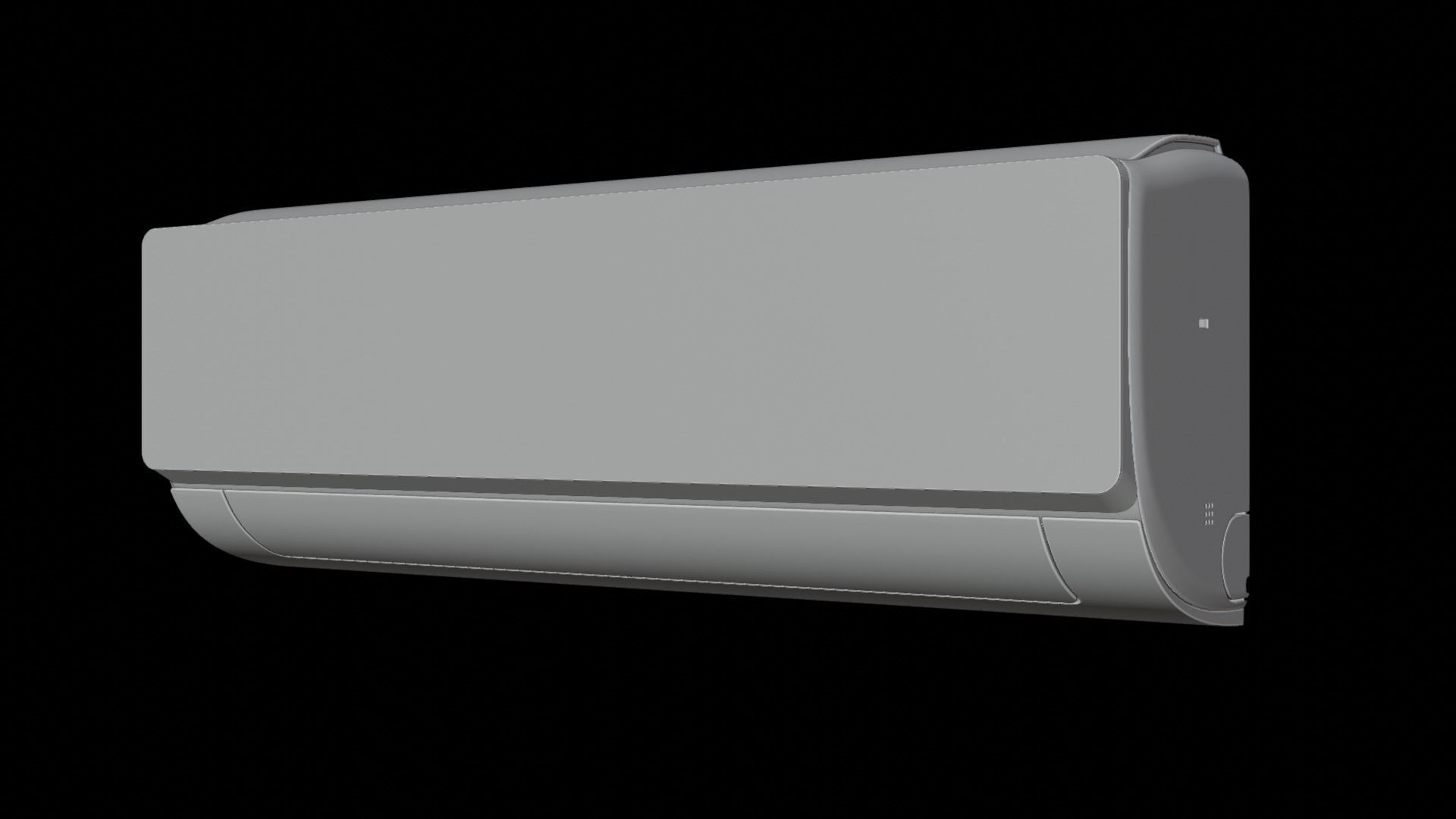 Air conditioner LG AC09BQ 3d model for blender 3D model_6