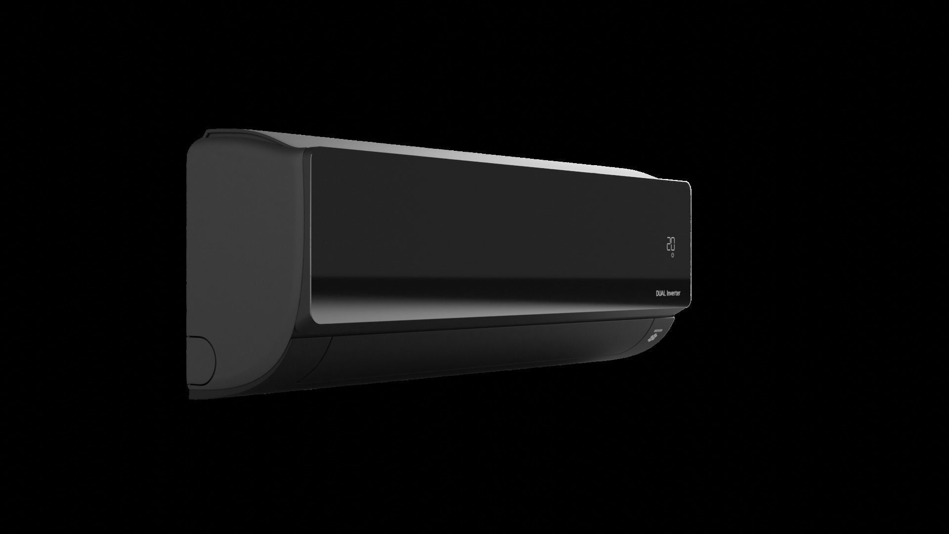 Air conditioner LG AC09BQ 3d model for blender 3D model_12