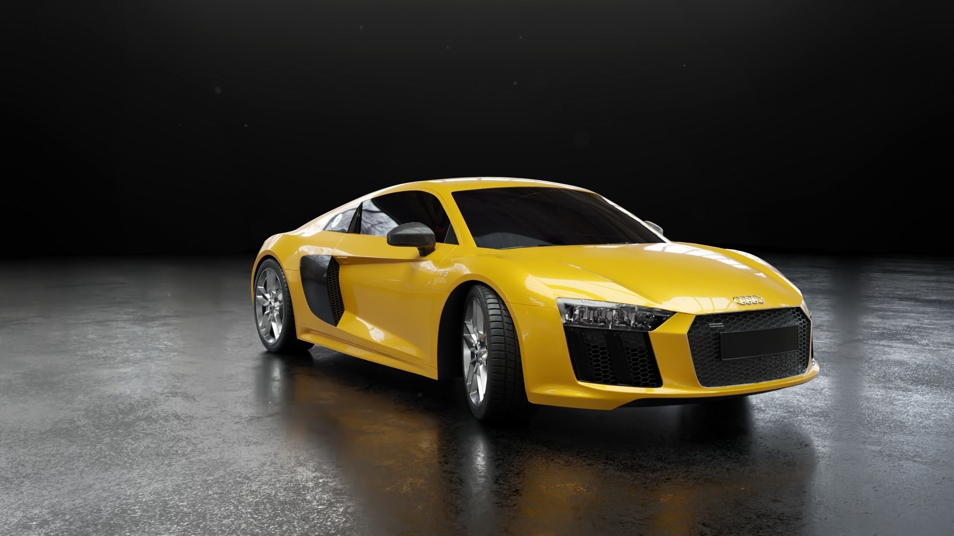 Audi R8 2016 - Rigged 3D model_20