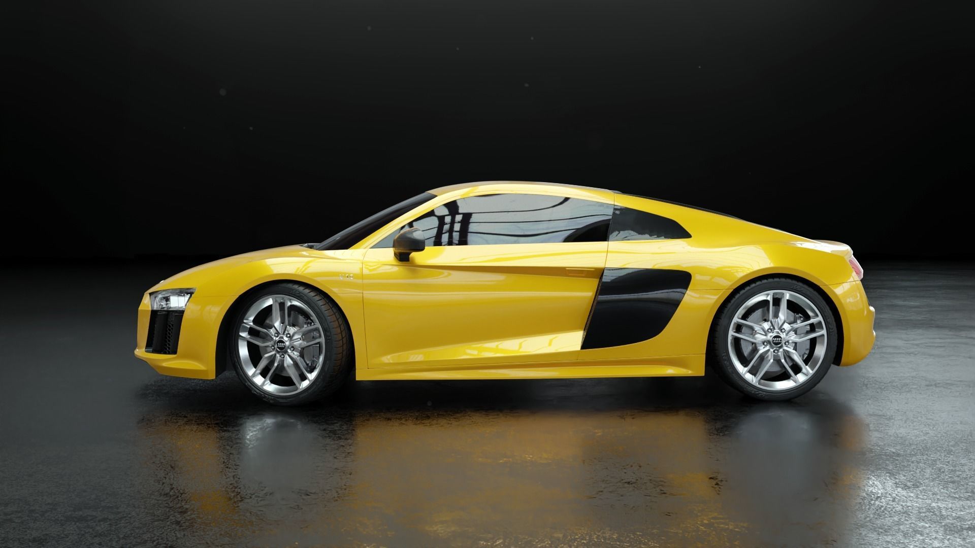 Audi R8 2016 - Rigged 3D model_27