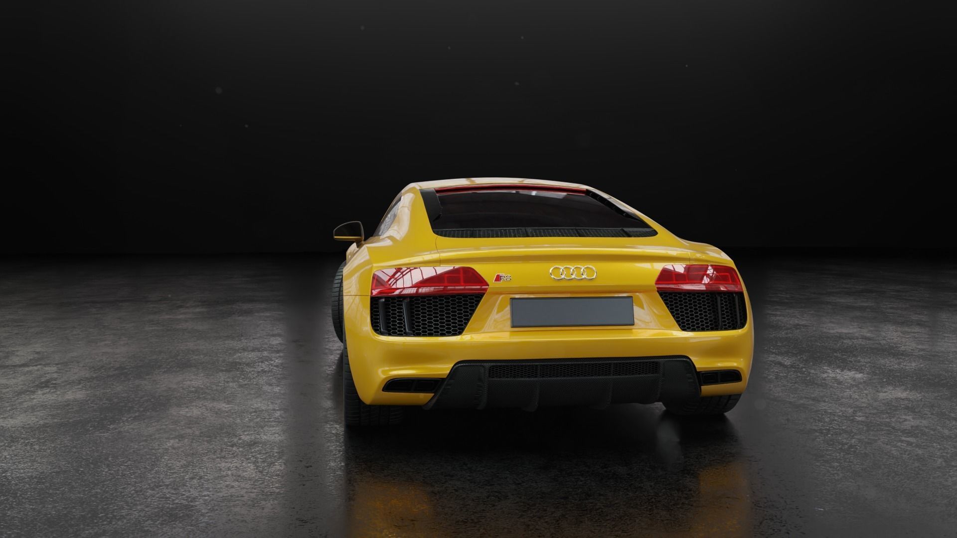 Audi R8 2016 - Rigged 3D model_32