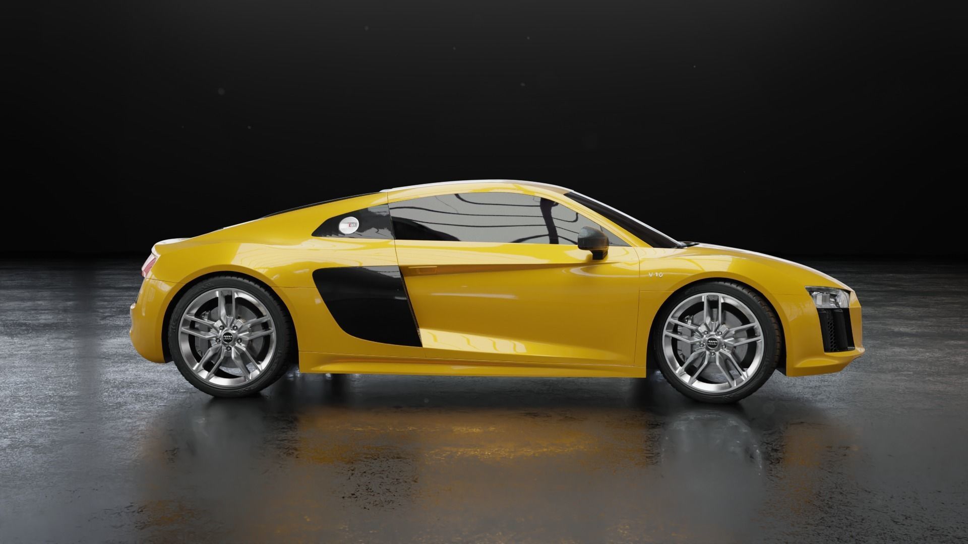 Audi R8 2016 - Rigged 3D model_38