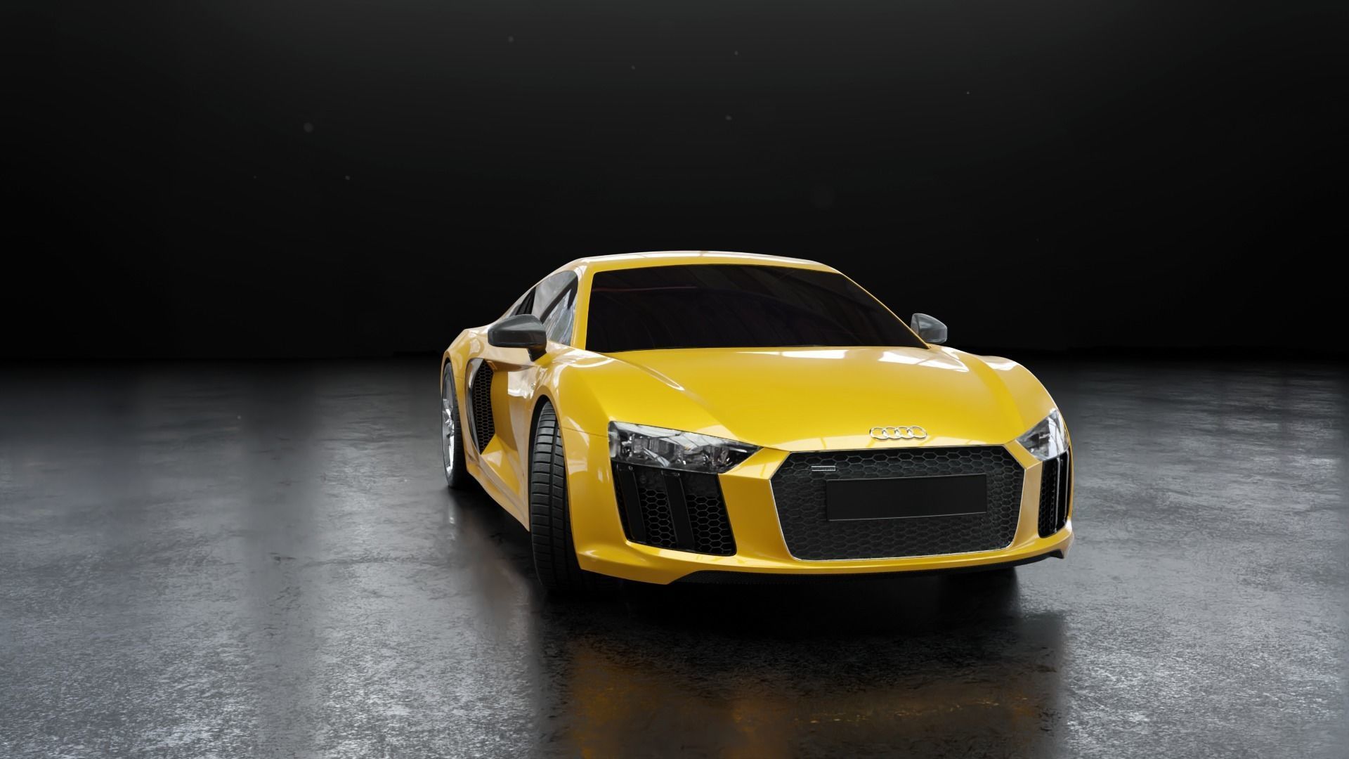 Audi R8 2016 - Rigged 3D model_21