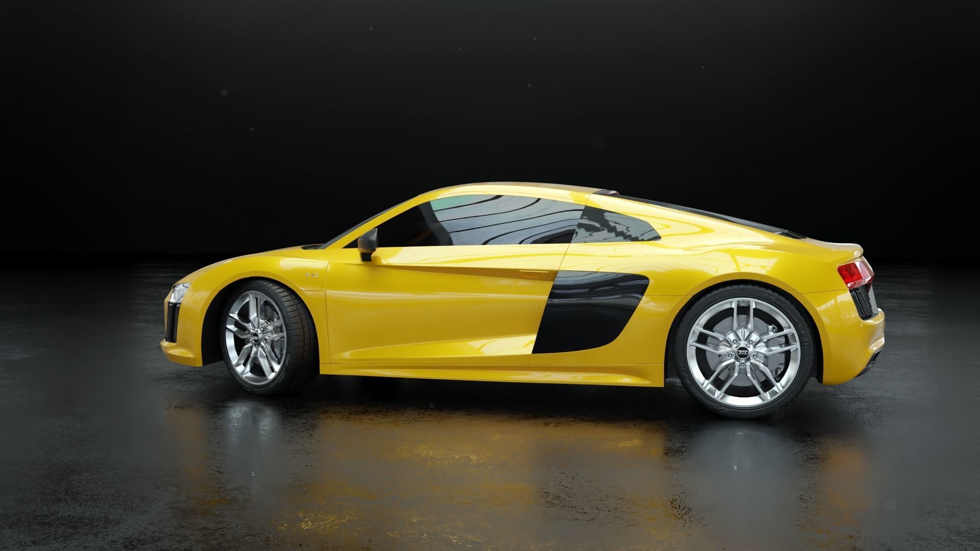 Audi R8 2016 - Rigged 3D model_28