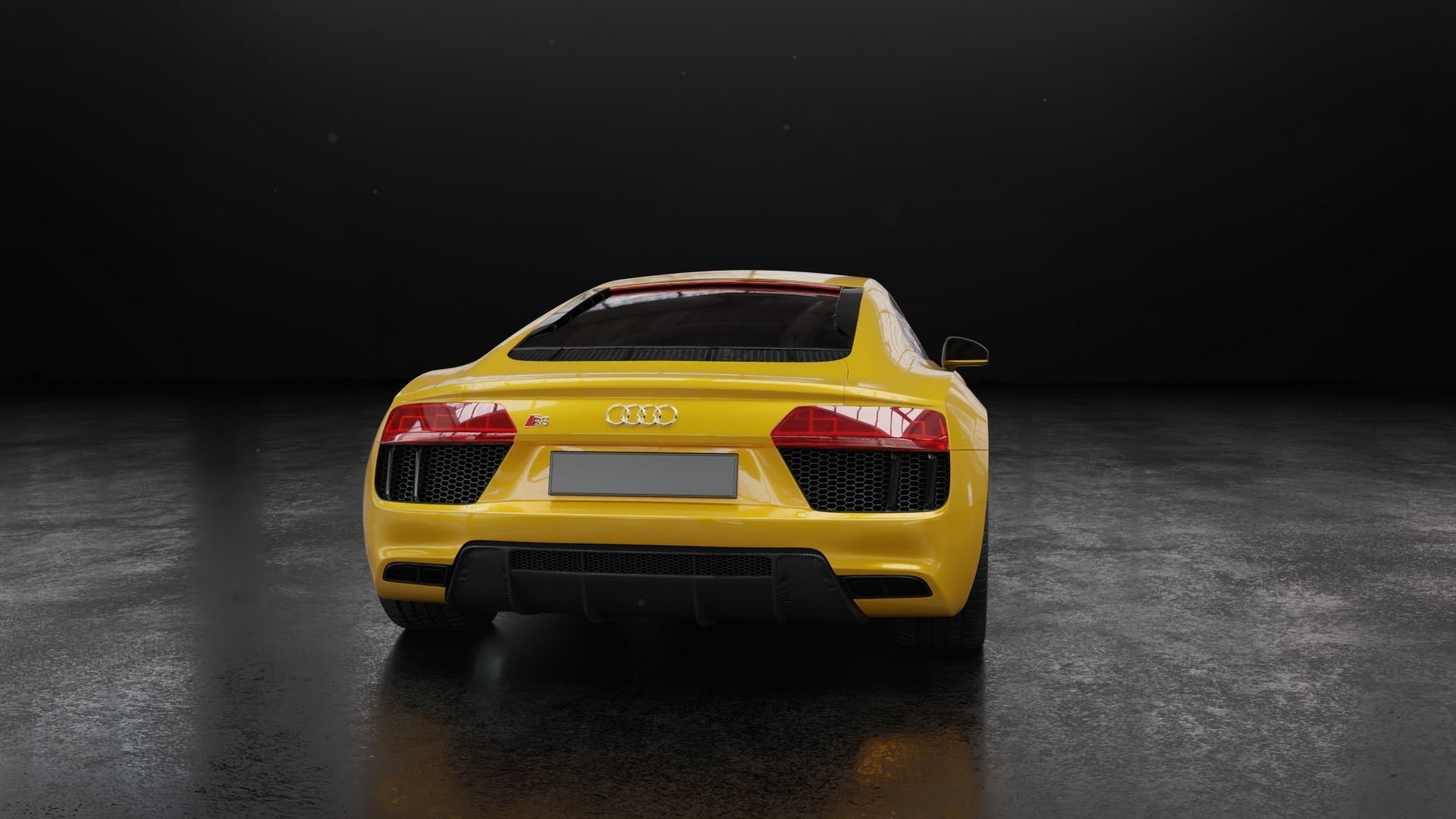 Audi R8 2016 - Rigged 3D model_33
