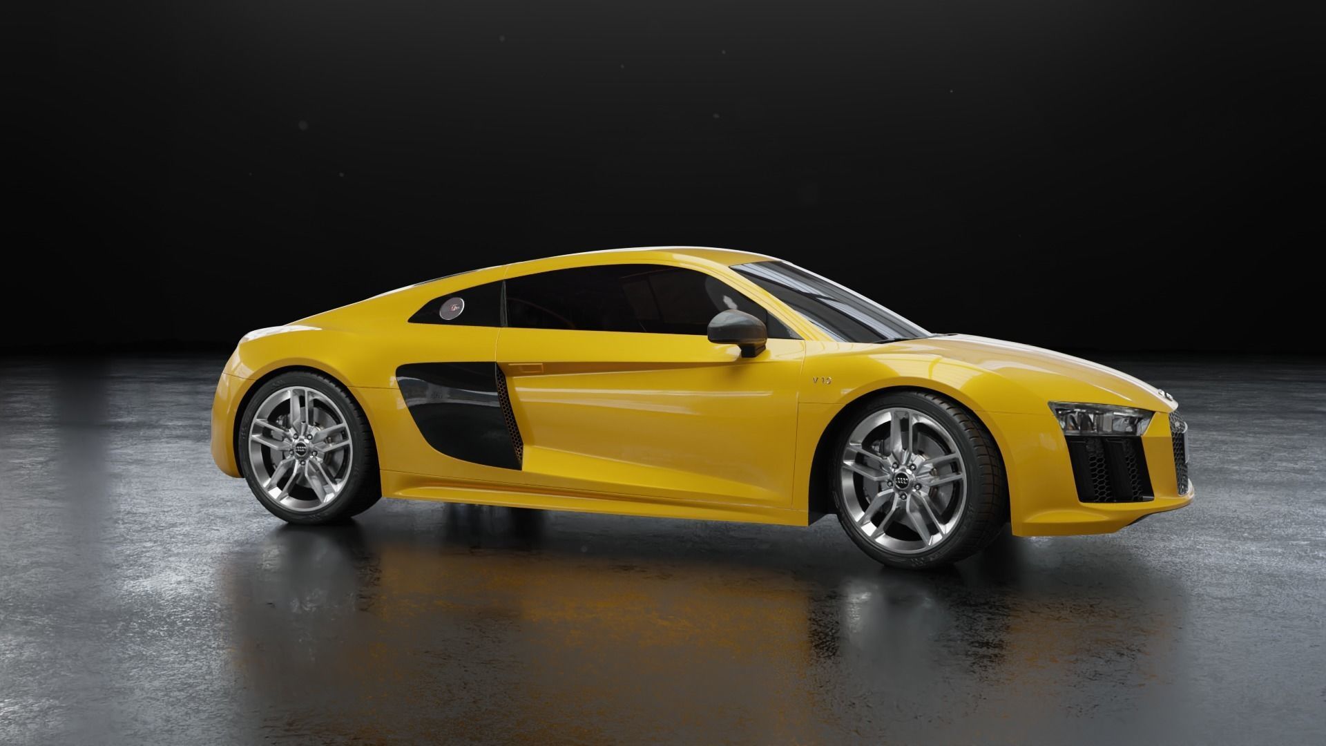 Audi R8 2016 - Rigged 3D model_39
