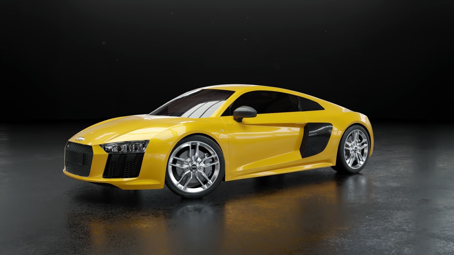 Audi R8 2016 - Rigged 3D model_25