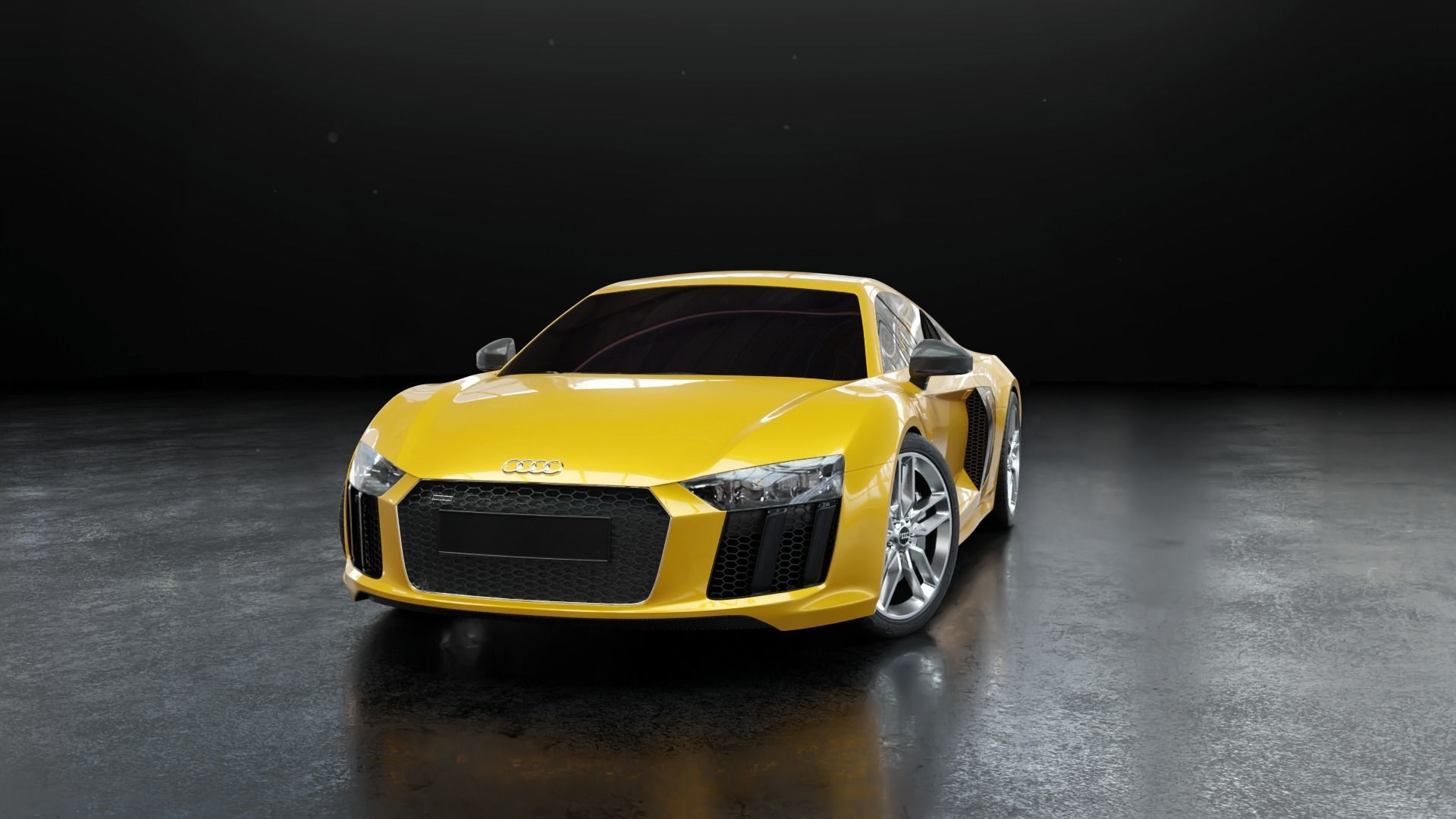 Audi R8 2016 - Rigged 3D model_23