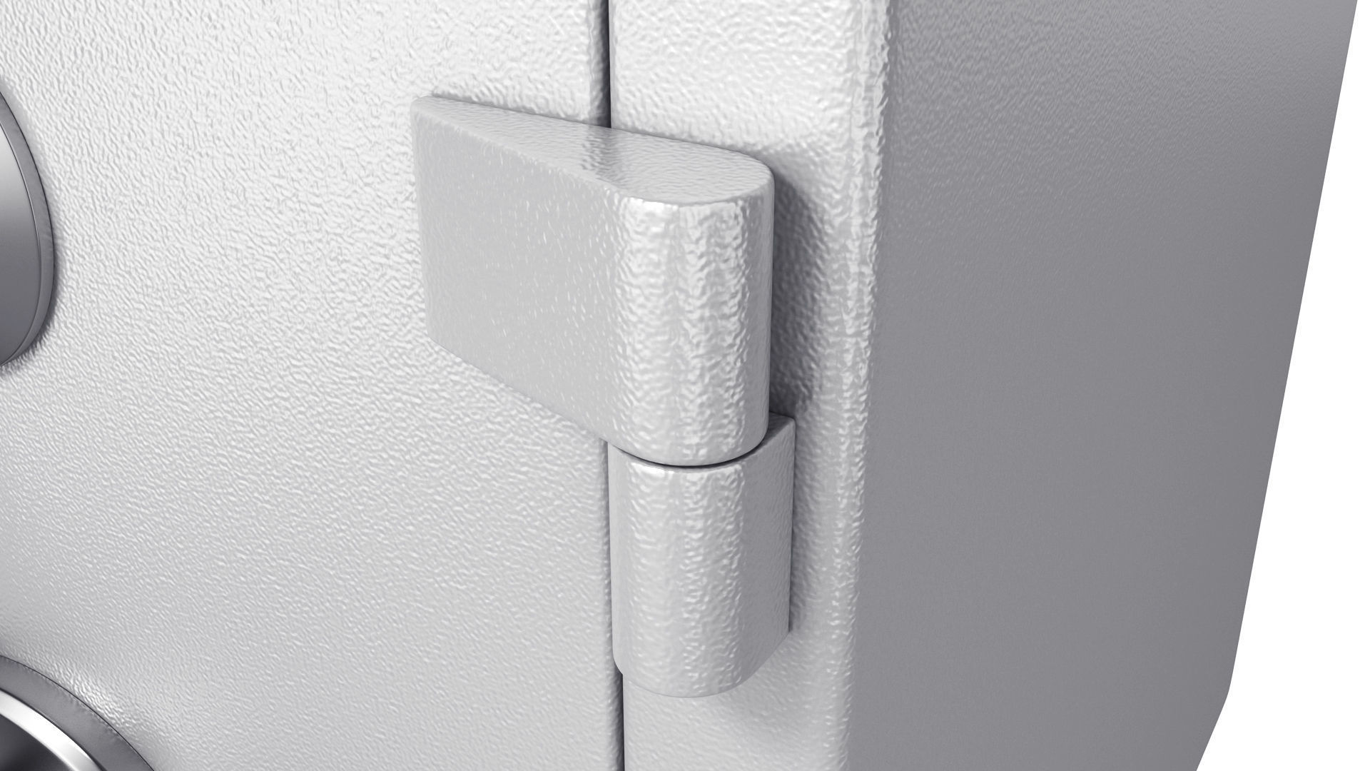 Steel safe 3D model_8