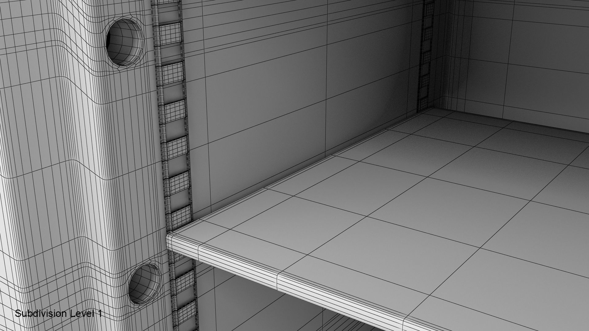 Steel safe 3D model_34