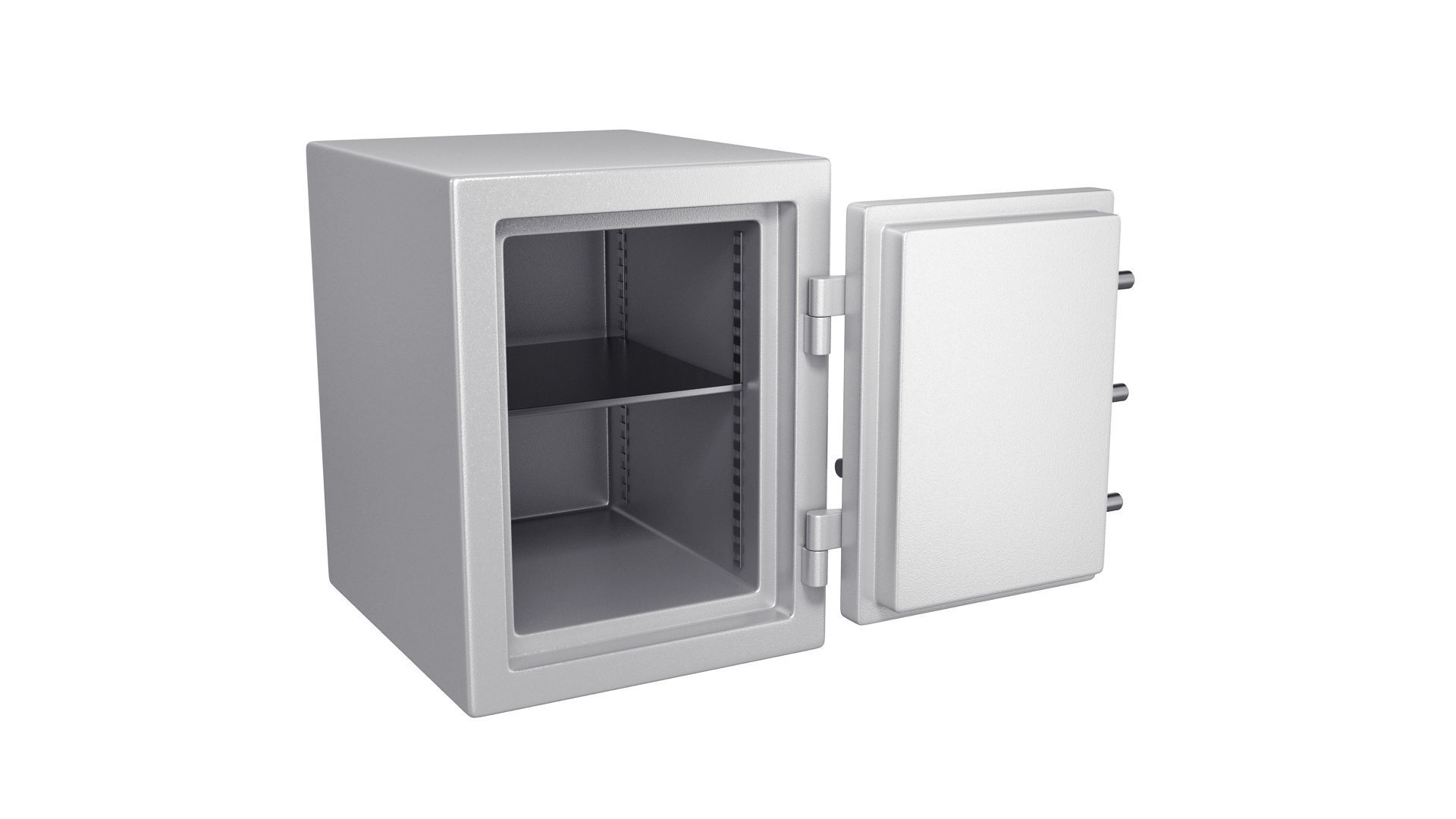 Steel safe 3D model_10